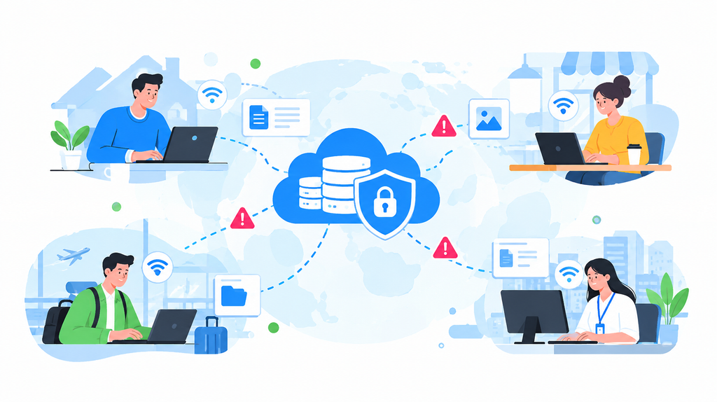 Rủi ro bảo mật dữ liệu trong mô hình Hybrid Work