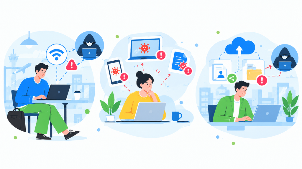 Các nguy cơ mất an toàn dữ liệu khi làm việc Hybrid Work